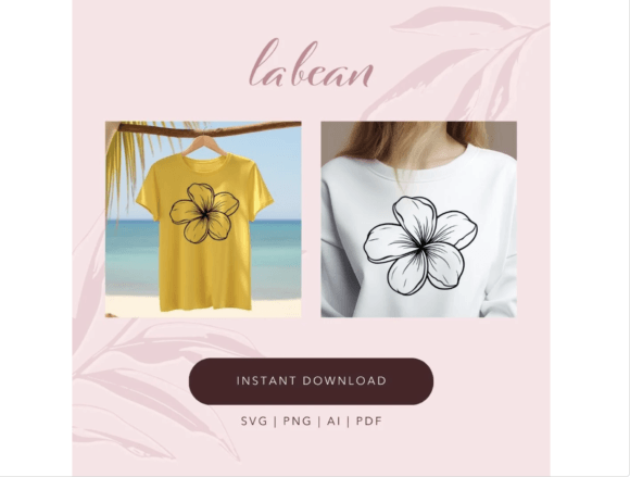 Hawaiian Plumeria SVG PNG