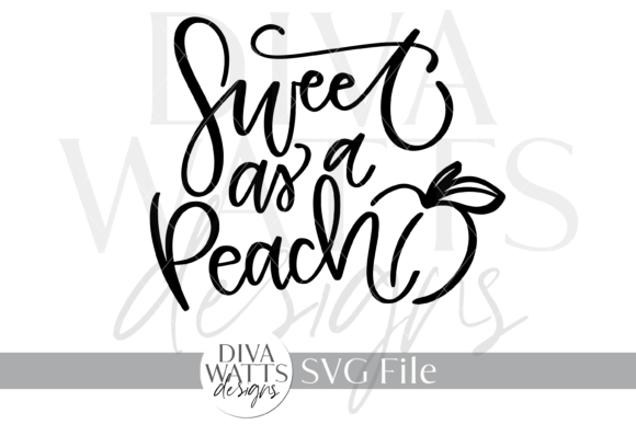 Sweet As a Peach SVG